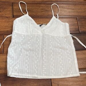 Brandy Melville eyelet camisole top
